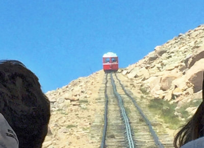 Slowly heading down the Mountain at 8 MPH