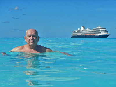 Pete enjoying the water