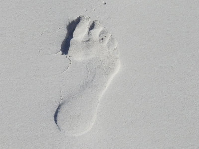 Perfect white sand