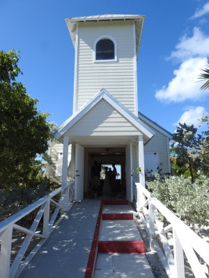 A wedding underway in the Chapel