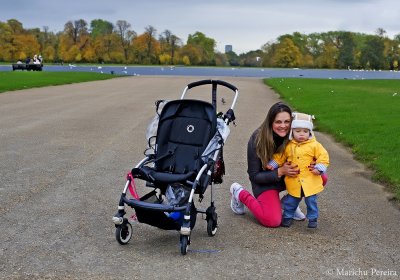 Mom and Son model at Kensington Gardens