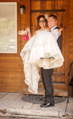 the tradition of a groom carrying his bride across the threshold 