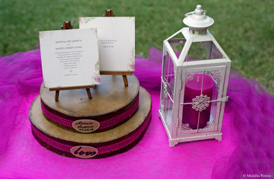Wedding Invitation and Wedding Candle Lantern