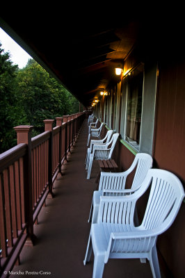 CHAIR right outside of your private room: it gives you something to do ~ to sit, reflect, meditate and enjoy the Nature's view!