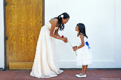 The Rose: The Bride and the Flower Girl