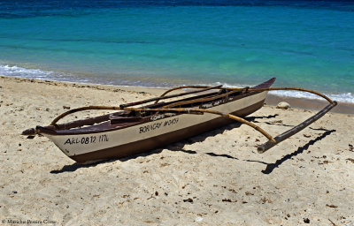 boat in Puka Beach