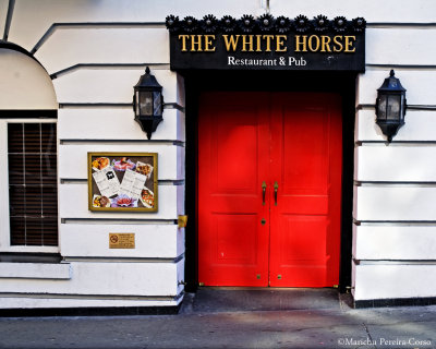 The White Horse's Red Door