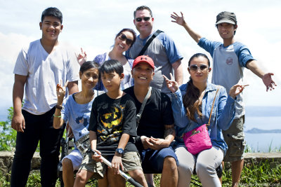 group photo in Tagaytay