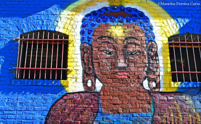 Buddha Mural, Chinatown July2016