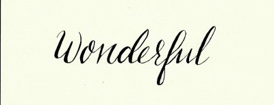 Handlettering- Calligraphy with Ink and Nib