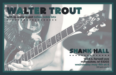 Walter Trout Promo Poster