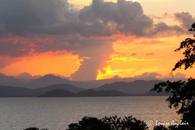 Coucher de soleil sur le Golfe Nigoya