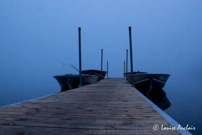 5:18 brume sur le lac