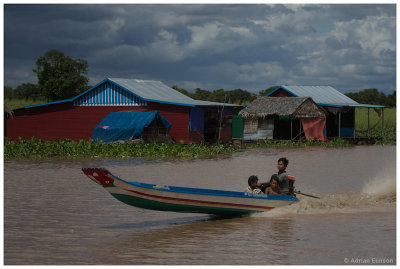 Zooming around Mechrey Floating Village