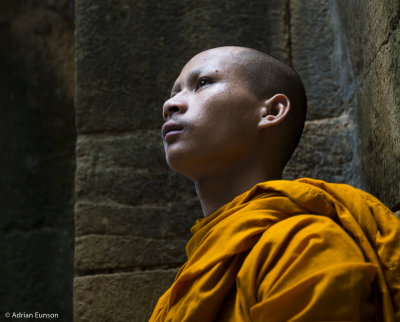 Monk at Preah Pithu 1