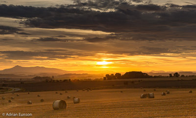 Bennachie from Oldmeldrum