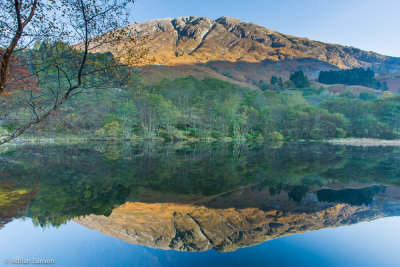 Mountain Reflection in Terran Lochan