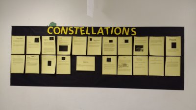Constellation chart already at the school