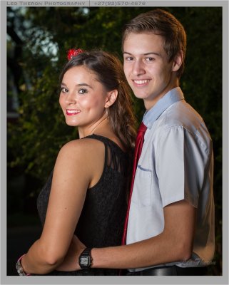 Thomal and Xander on their way to the Valentines' Ball