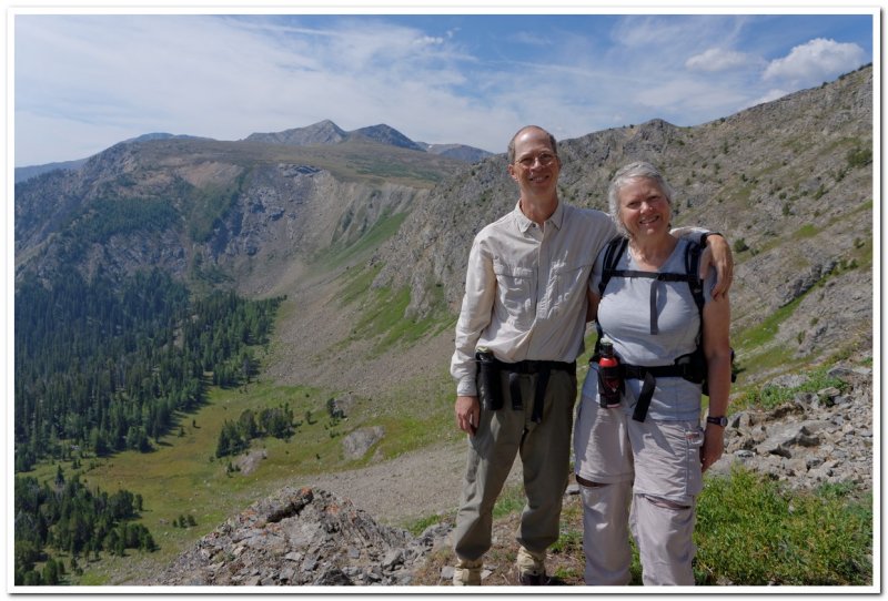 Debbie and Rick Traversing Mt. Tiny