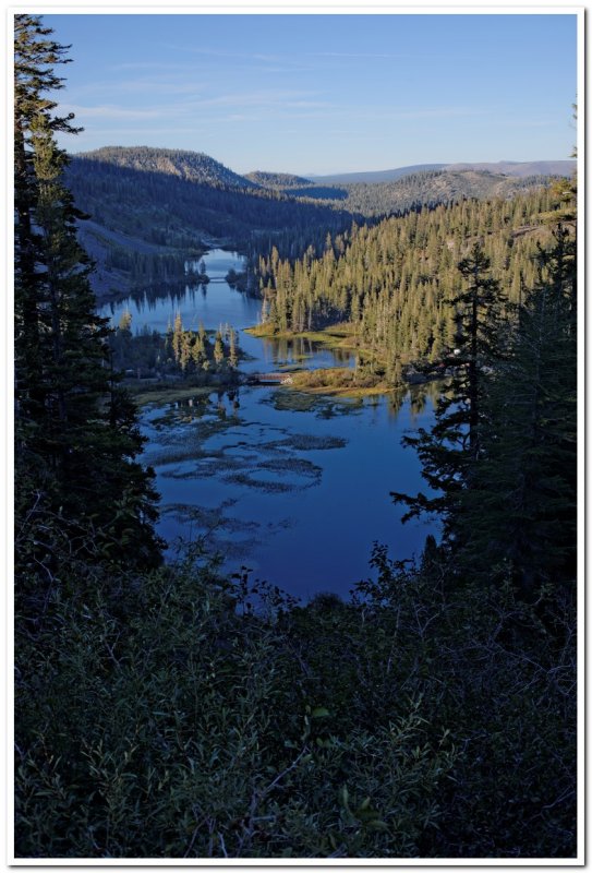 Twin Lakes Overlook at Sunset, Mammoth Lakes, California
