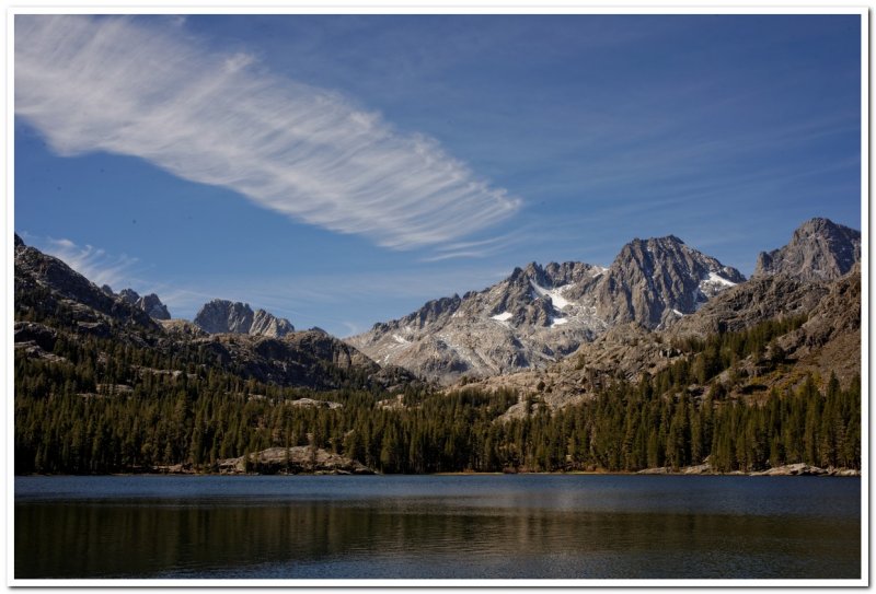 Minarets from Shadow Lake, Ansel Adams Wilderness