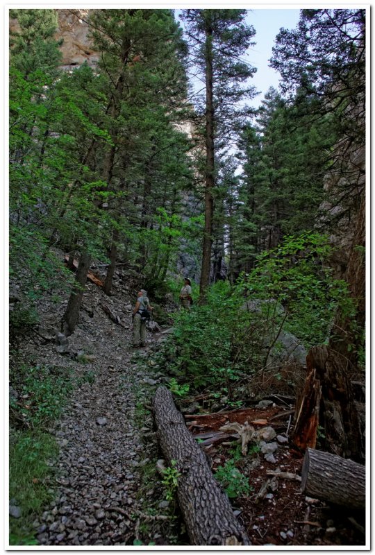 Refrigerator Canyon near Helena, On the Trail