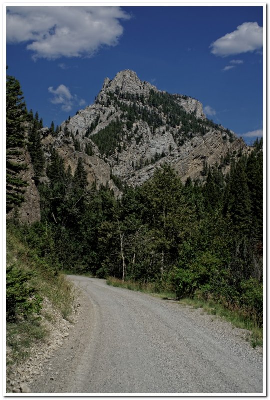 Refrigerator Canyon near Helena, Heading Down the Road