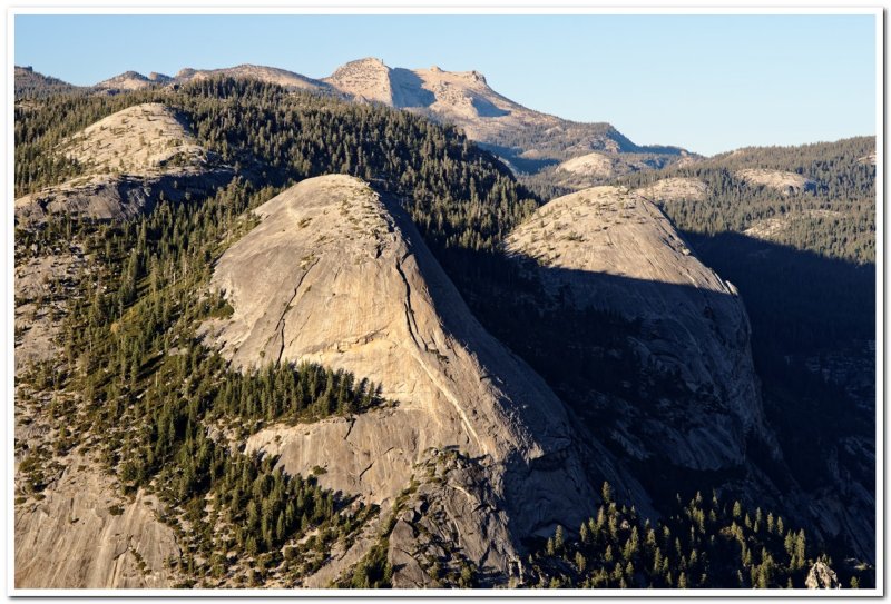 North and Basket Domes from Glacier Point