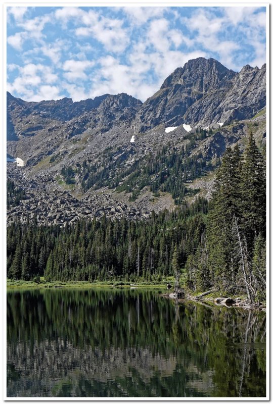 Mirror Lake, Spanish Peaks, Montana