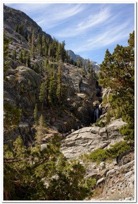 Waterfall on Shadow Creek, Ansel Adams Wilderness