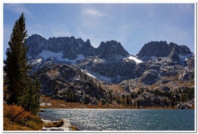 Minarets from Ediza Lake, Ansel Adams Wilderness