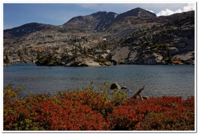 Fall Colors, Fontanillis Lake, Desolation Wilderness