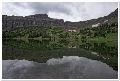 Emerald Lake Trail, Heather Lake Reflection