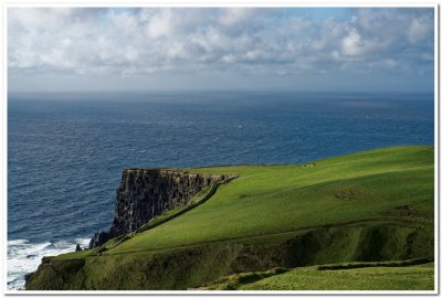 Sheep Pastures atop the Cliffs of Moher, Ireland