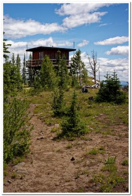 Fire lookout, Cinnamon Mt.