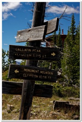 Mountains visible from top of Cinnamon Mt.