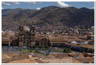Plaza de Armas from above Cusco