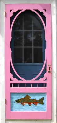 Painted Screen Door - whole