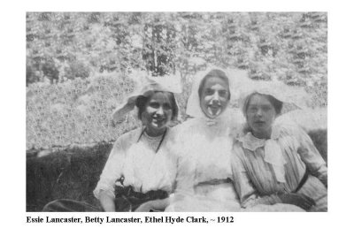 Esther Lancaster (McDonald), Betty Lancaster (Narraway), Ethel ...