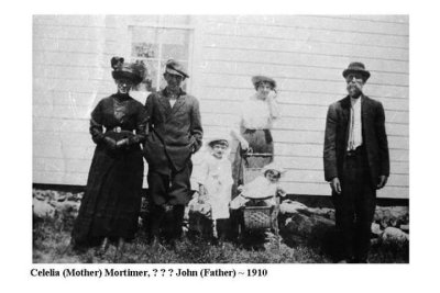 Cecelia, Mortimer, ???, and JOhn Joseph Lancaster - 1910