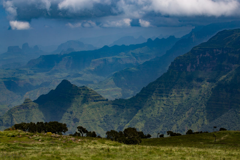 Beautiful Scenery in the Simien Mountains