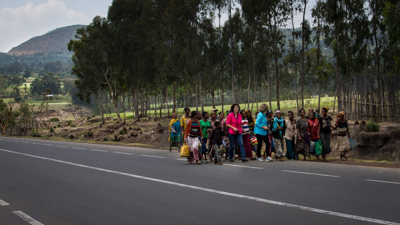 Walking to Market 