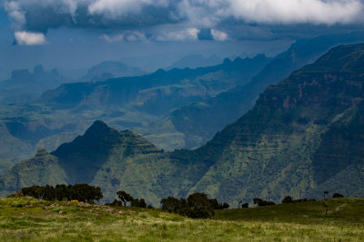Beautiful Scenery in the Simien Mountains