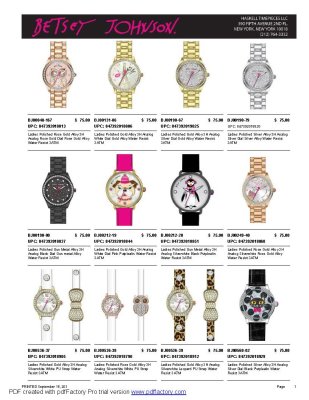 OCT 2016 MACY ONLY BJW HOLIDAY TOC WATCHES1
