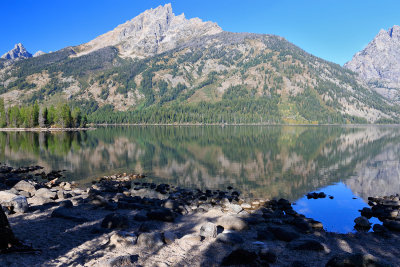 Jenny Lake with Teton Mountain and Mt. Owen