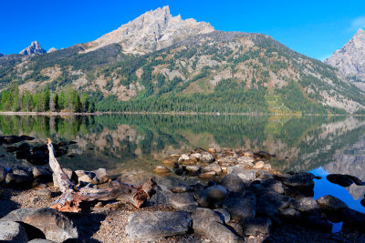 Jenny Lake with Teton Mountain and Mt. Owen