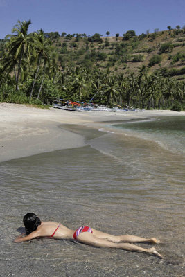 Beach at Lombok Island, Indonesia