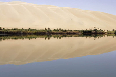 Lake Gaberoun one of the Dawada Lakes at Idhan Ubari