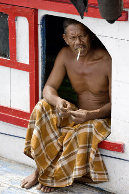 Fisherman at Flores Island, Indonesia